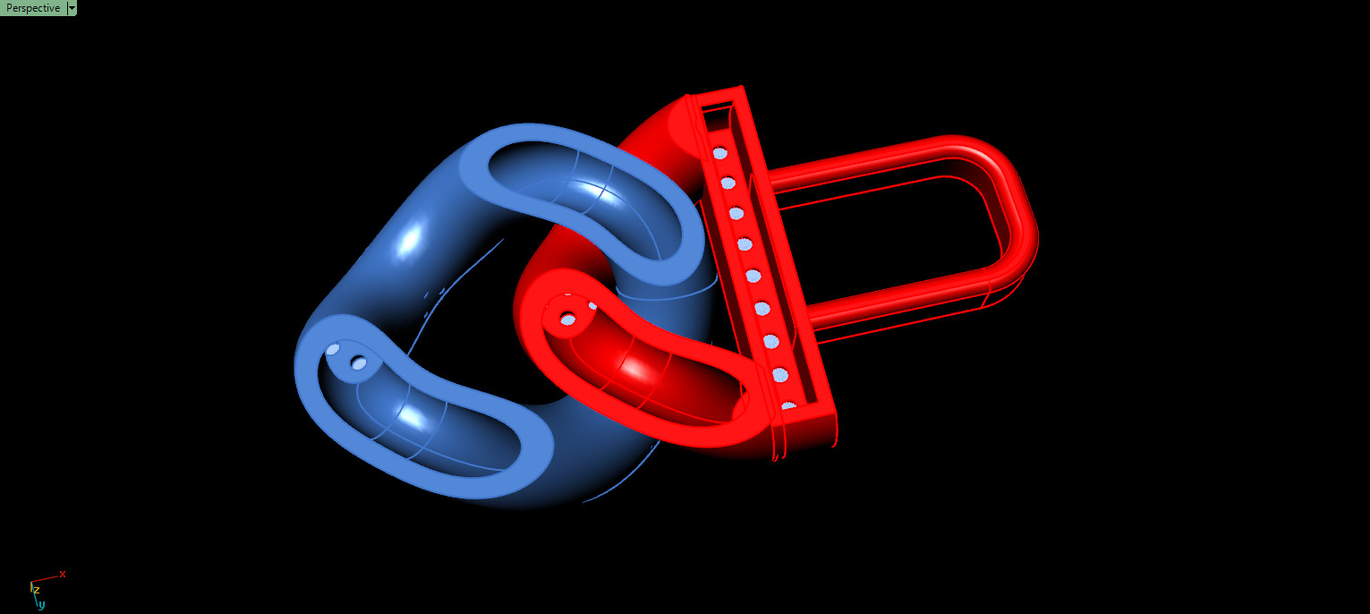 20mm CUBAN LINK CHAIN FOR BRACELETS OR NECKLACE 3D print model_23