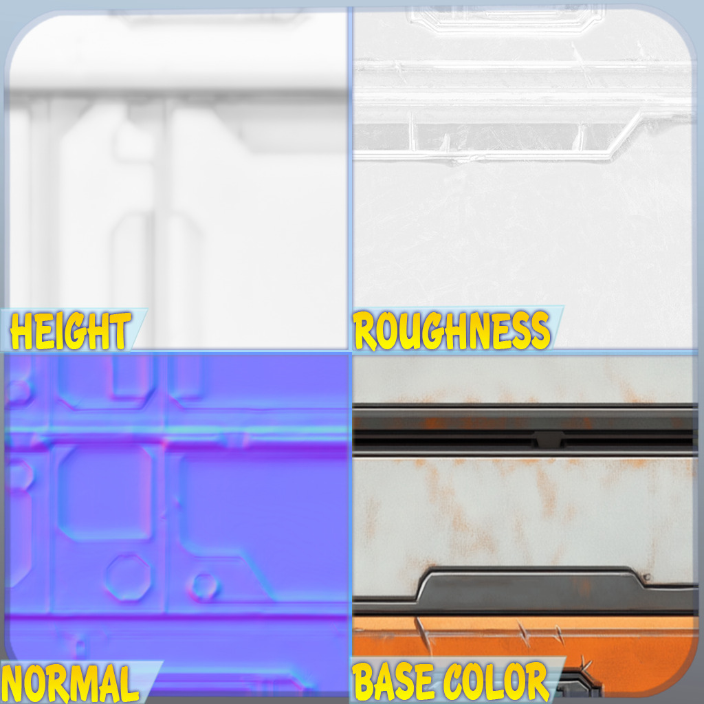 SciFi Seamless Texture Texture_1