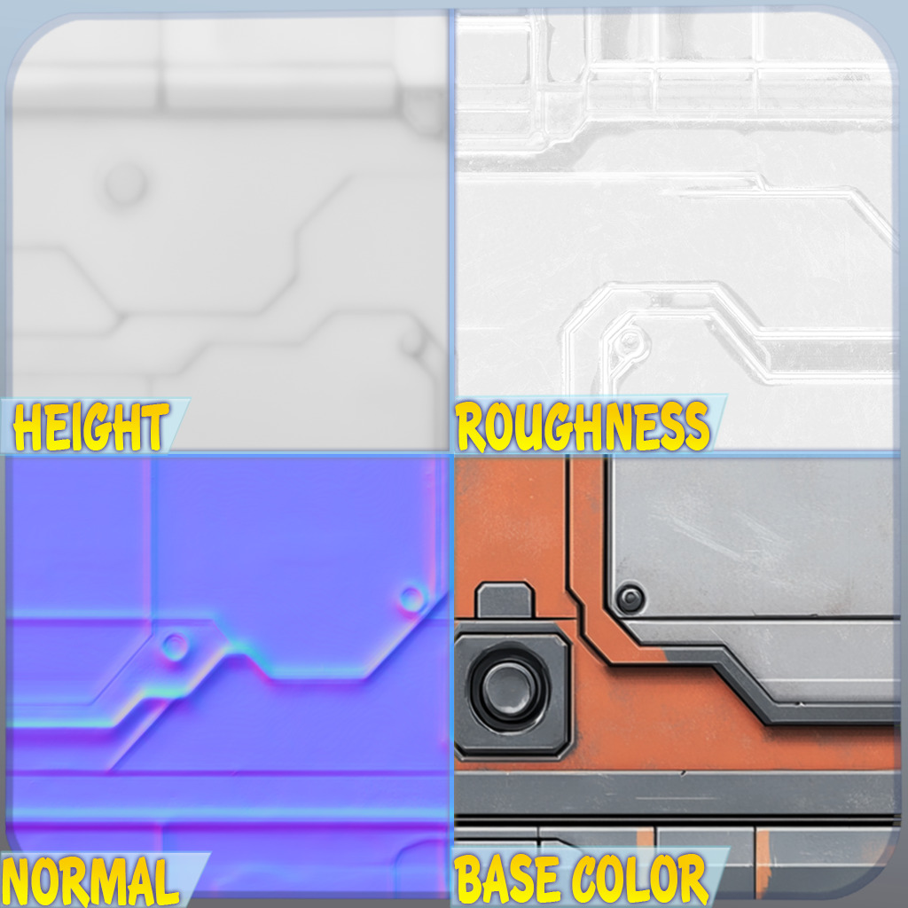 SciFi Seamless Texture Texture_1