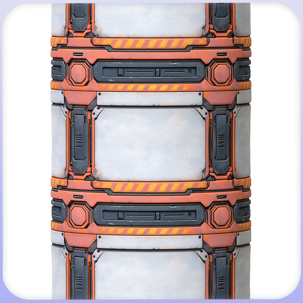 SciFi Seamless Texture Texture_3