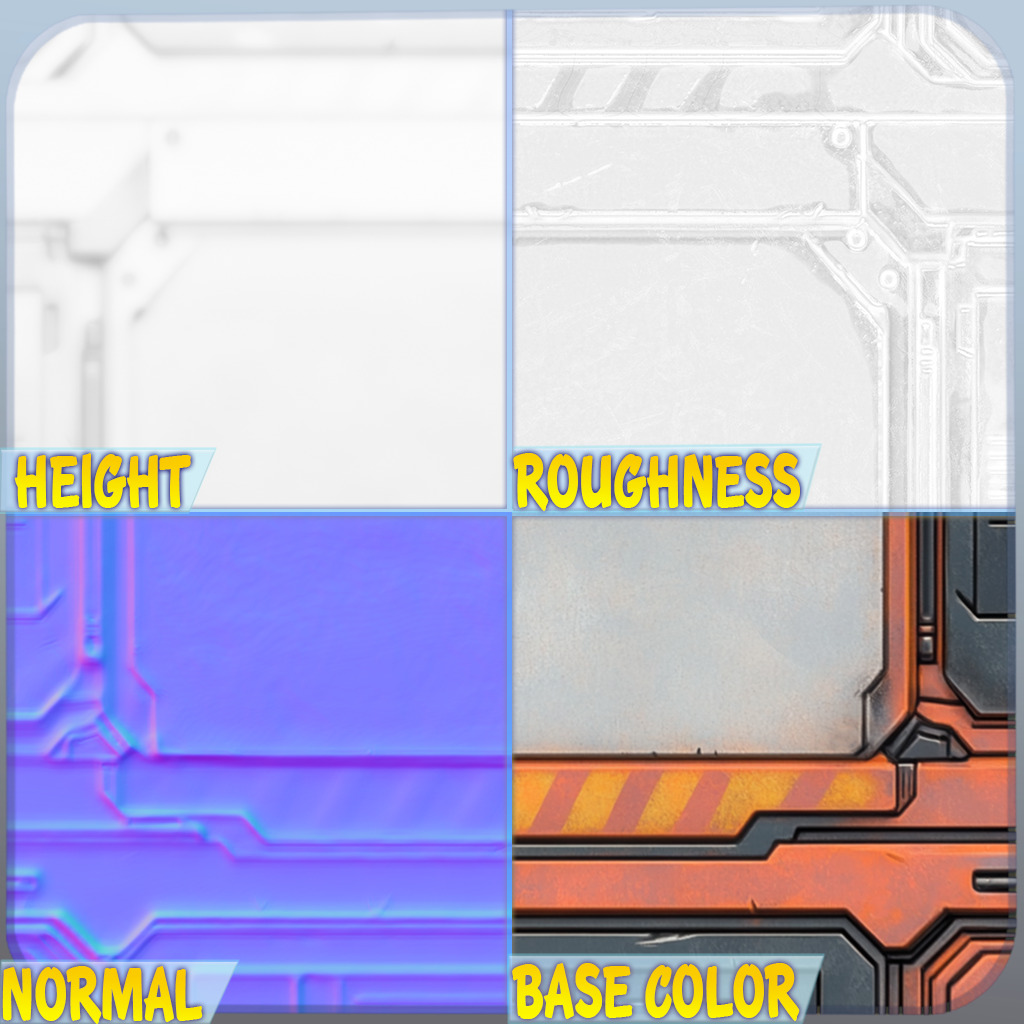 SciFi Seamless Texture Texture_1