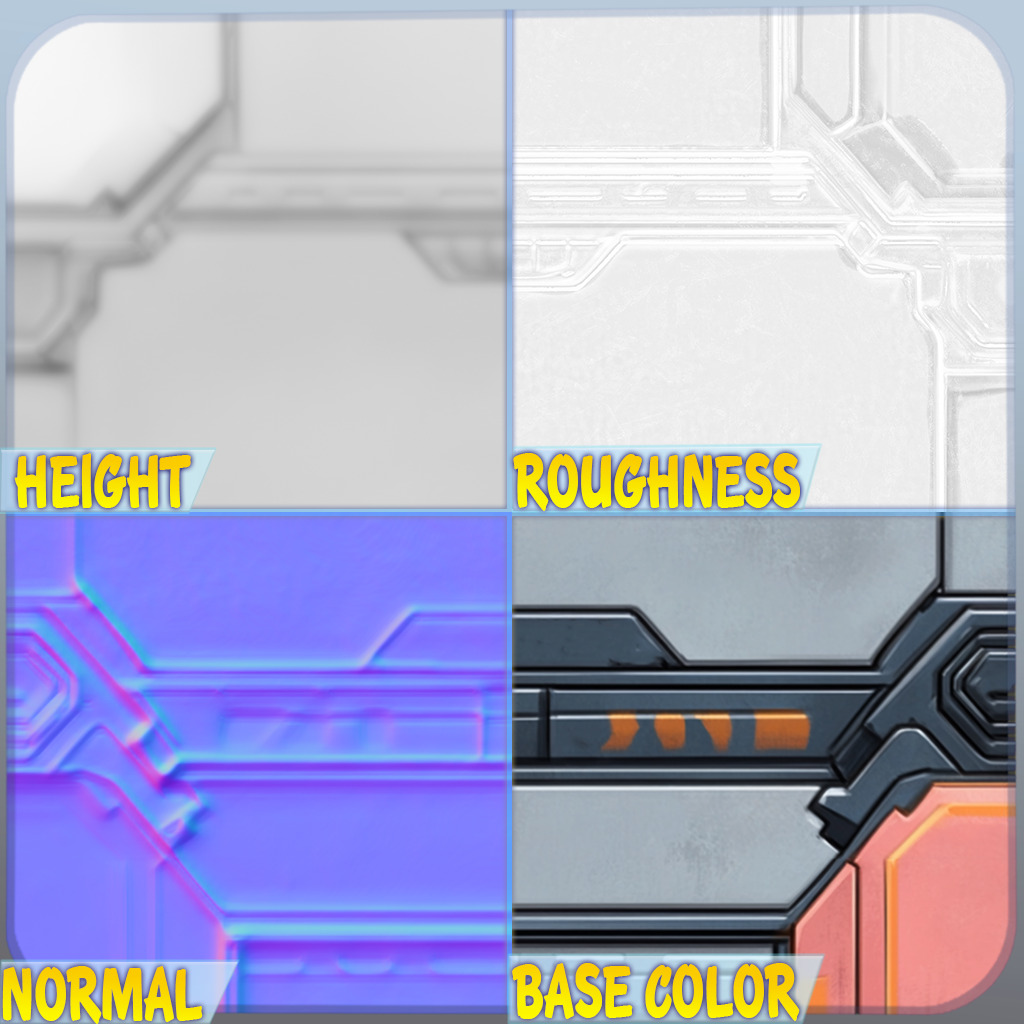 SciFi Seamless Texture Texture_1