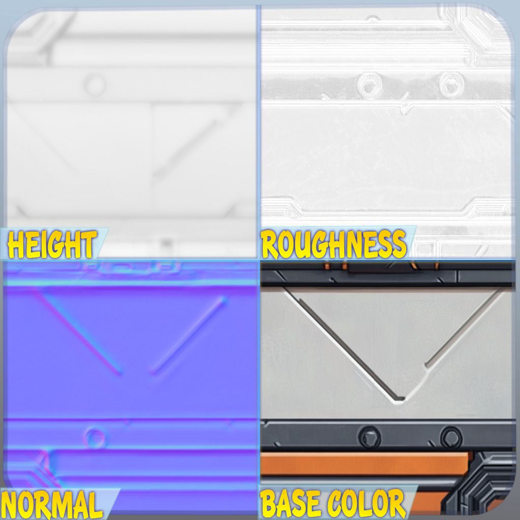 SciFi Seamless Texture Texture_1