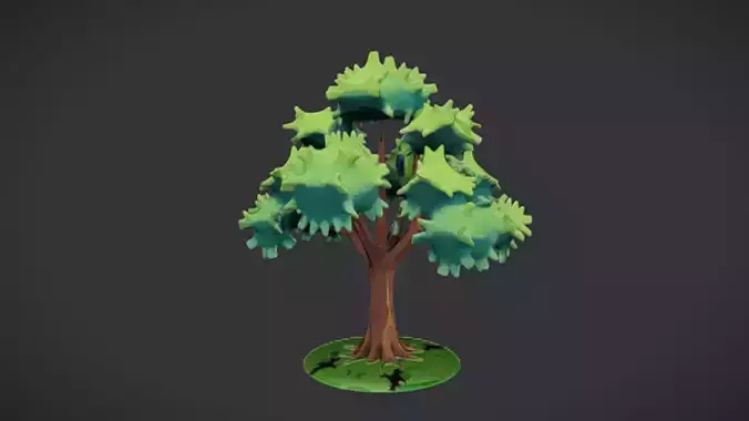 Lush green leafy tree