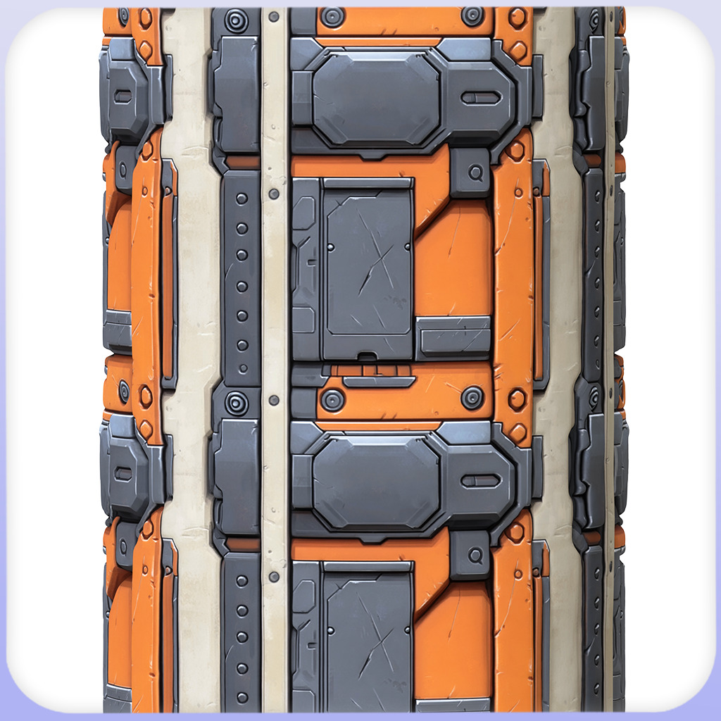 SciFi Seamless Texture Texture_2