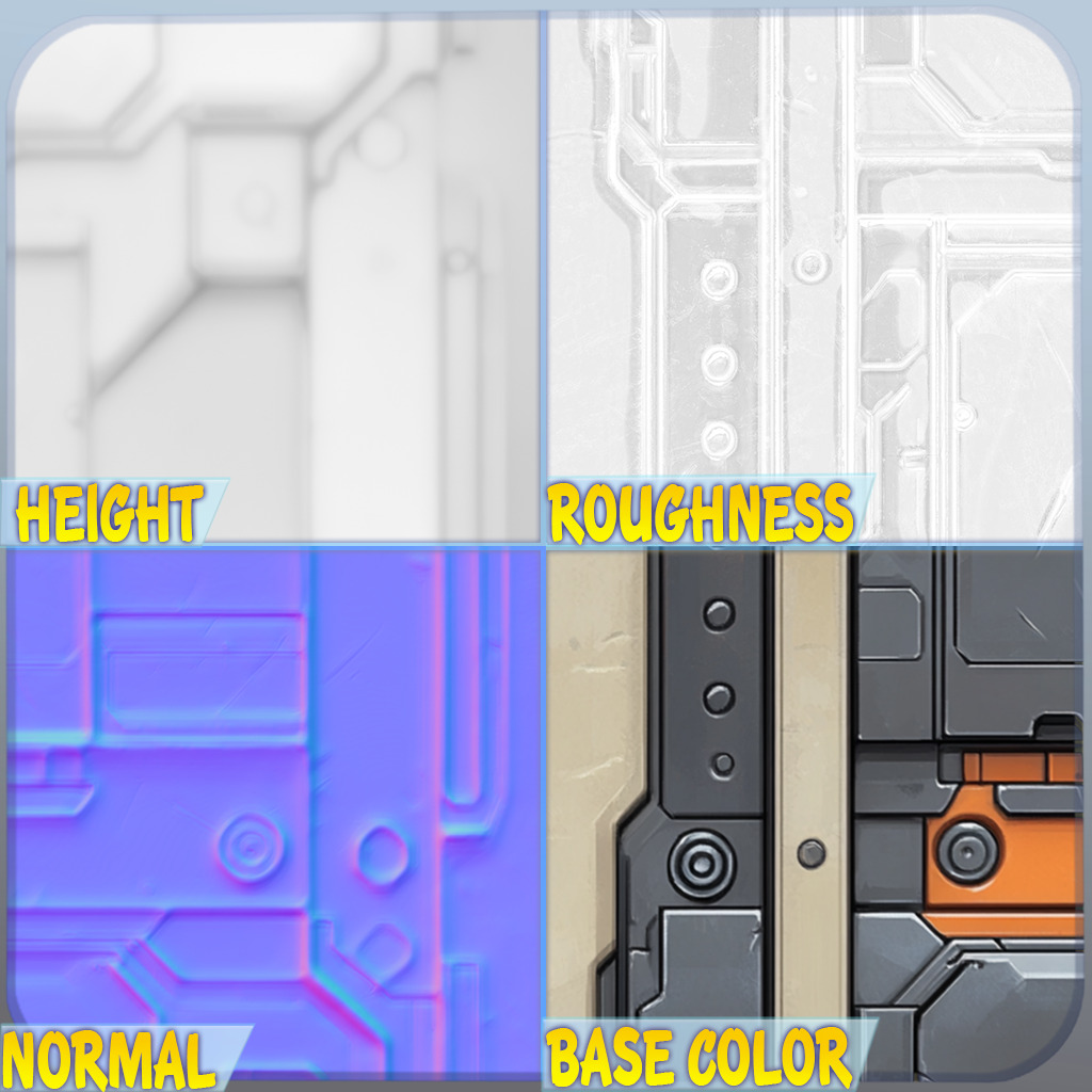 SciFi Seamless Texture Texture_1