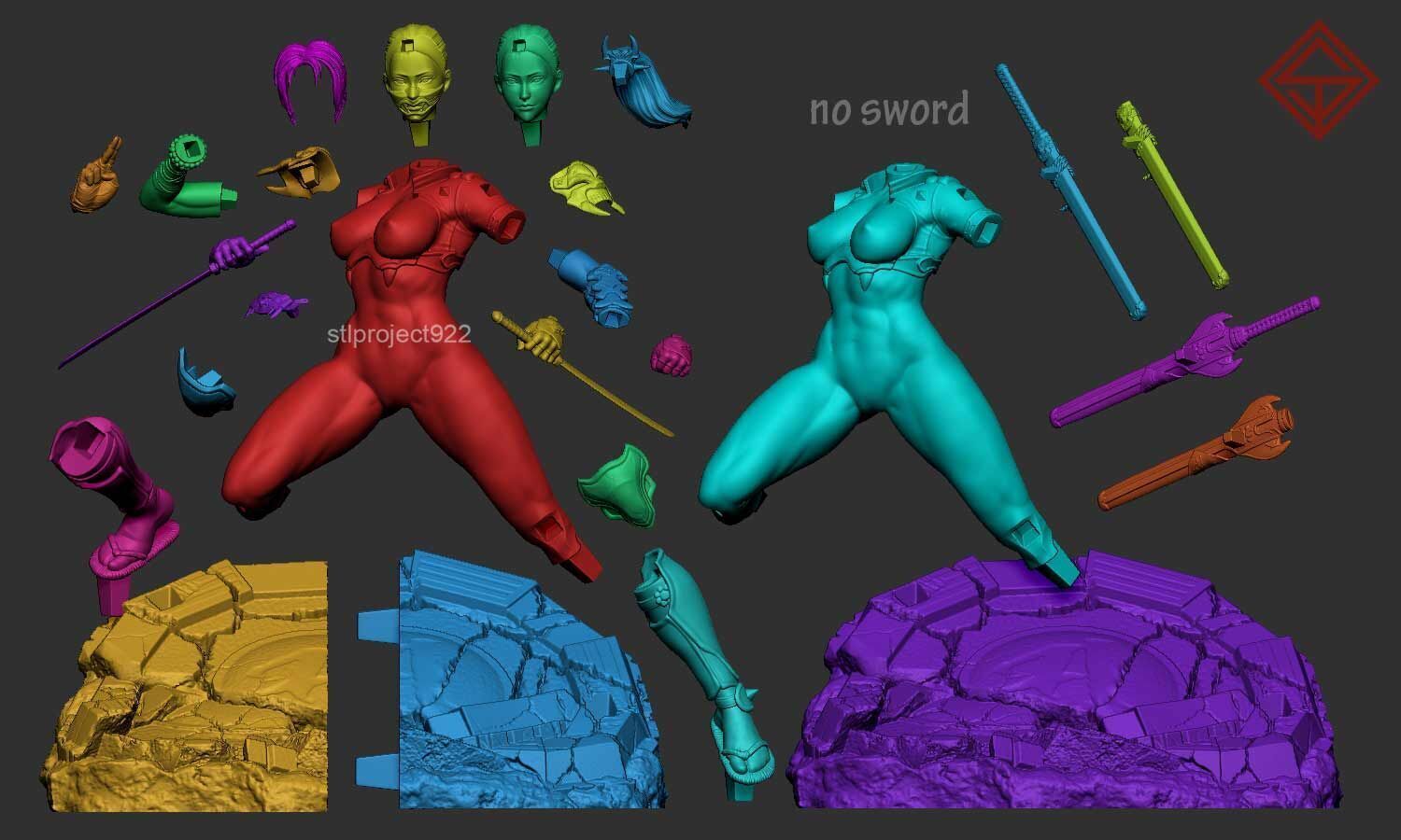 Ta ki 3D print model_3