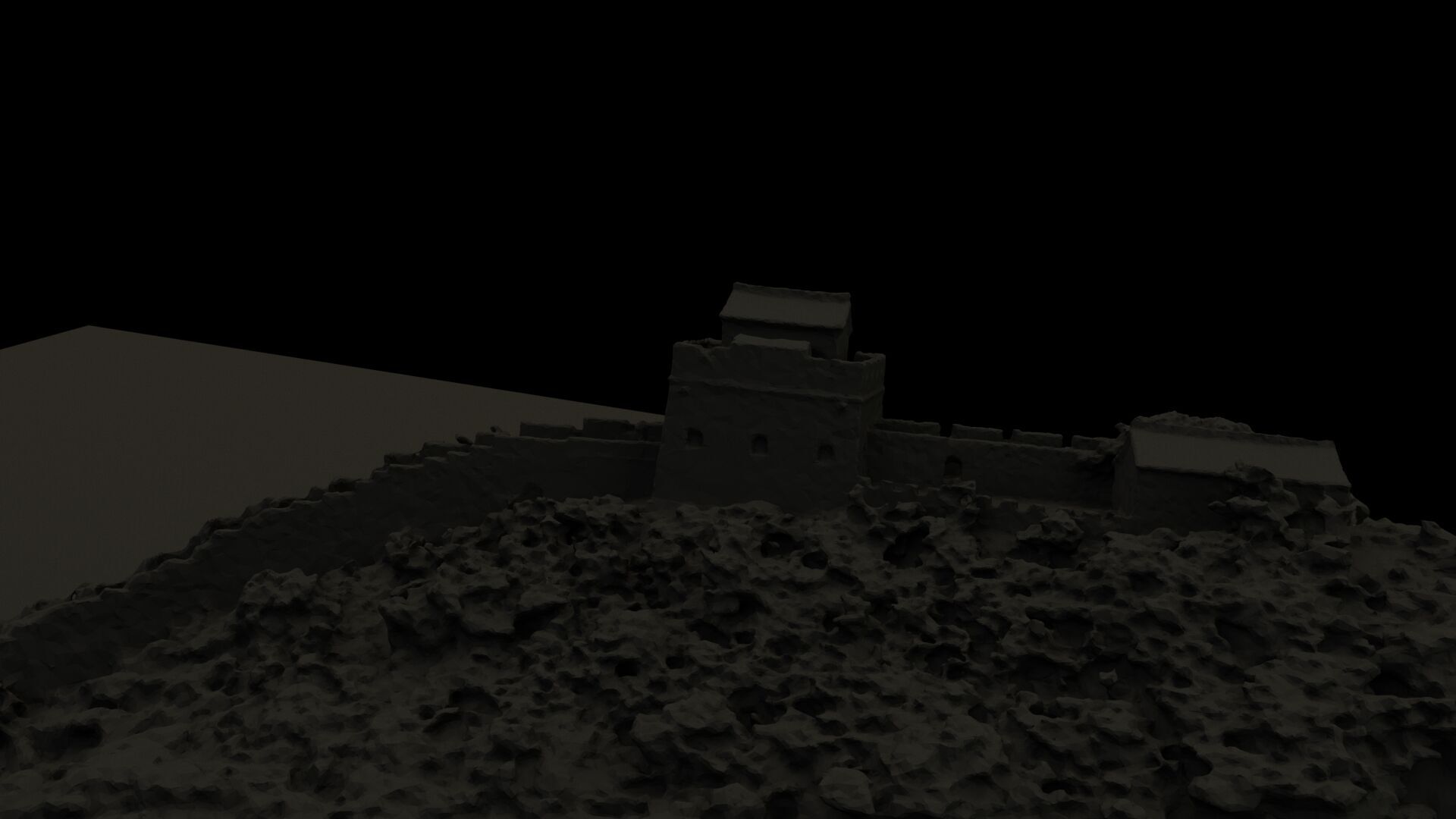 China great wall   3D model_7