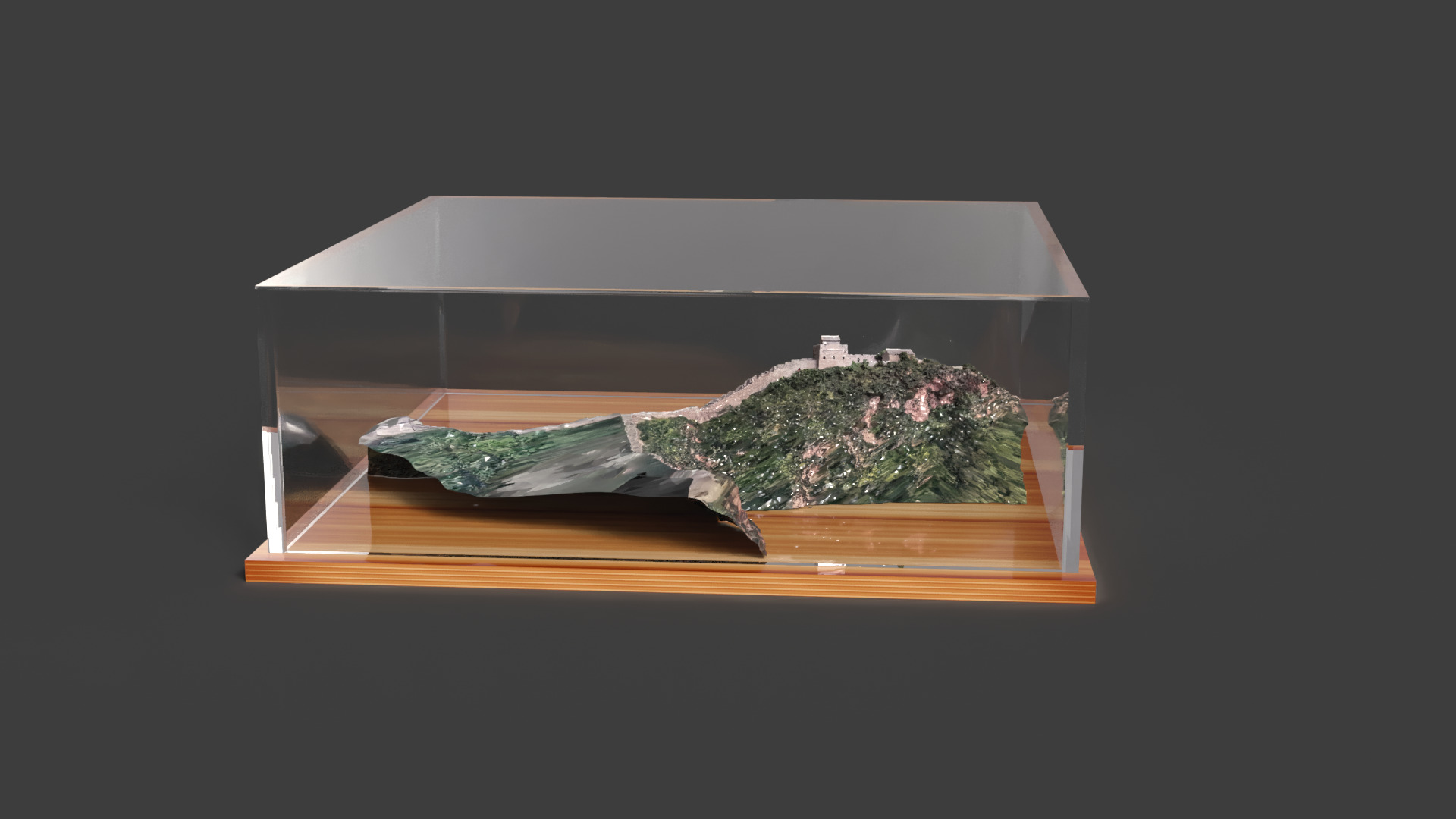 China great wall   3D model_3