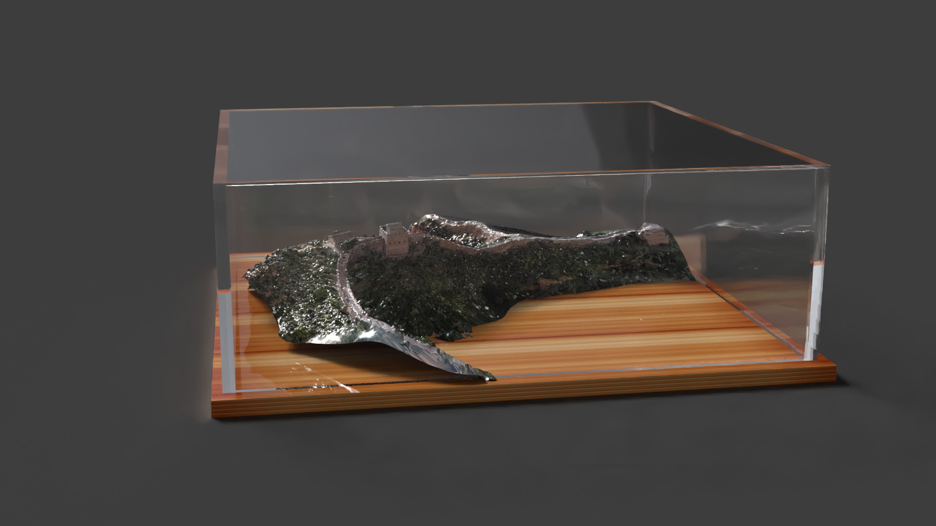 China great wall   3D model_2