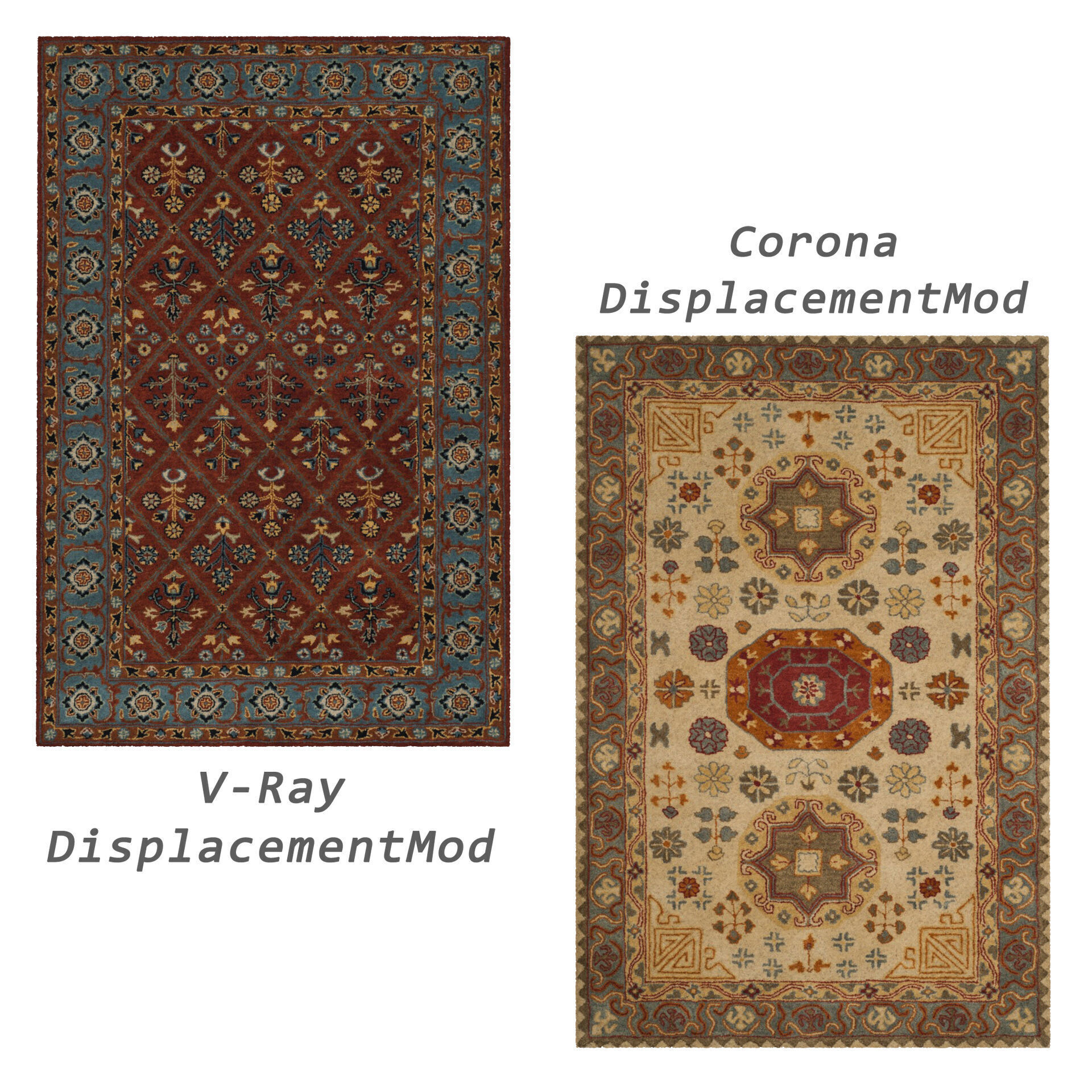 Rugs No 1004 Low-poly 3D model_2