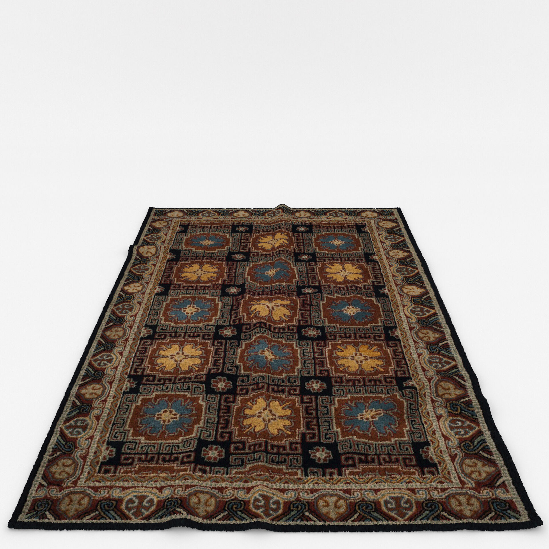 Rugs No 1004 Low-poly 3D model_6