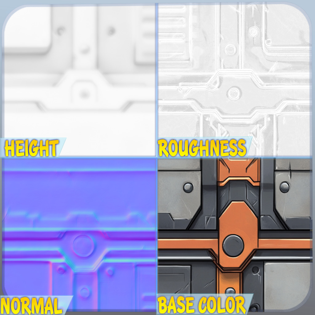 SciFi Seamless Texture Texture_1