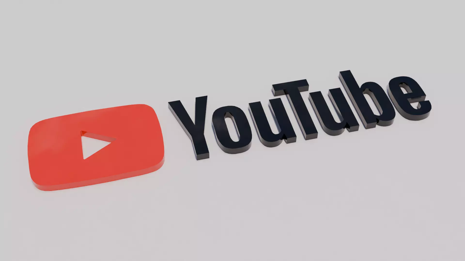 Youtube logo 3d model 3D print model_0