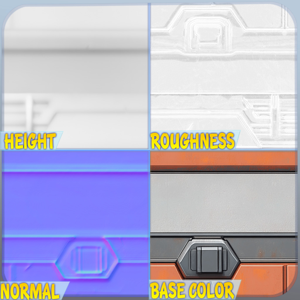 SciFi Seamless Texture Texture_1