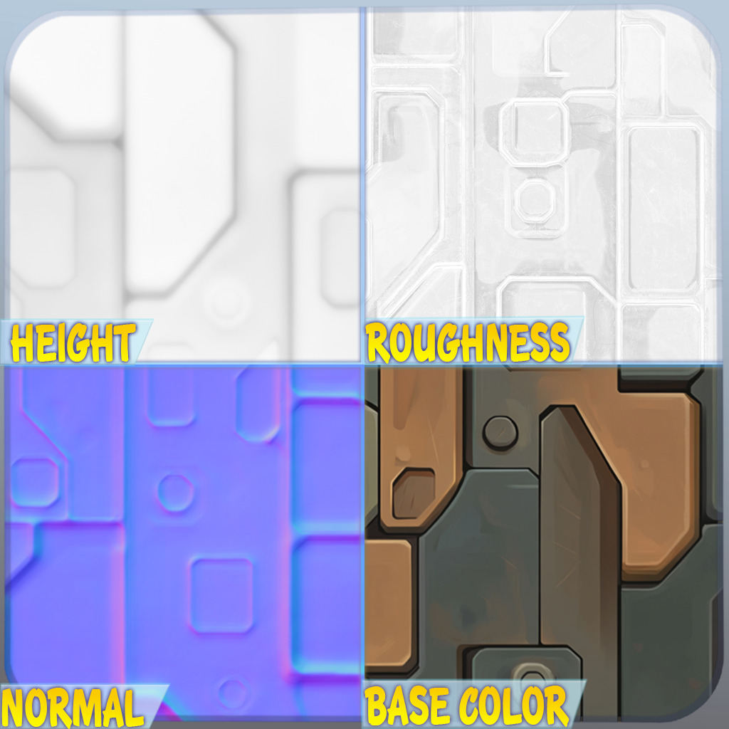 SciFi Seamless Texture Texture_1