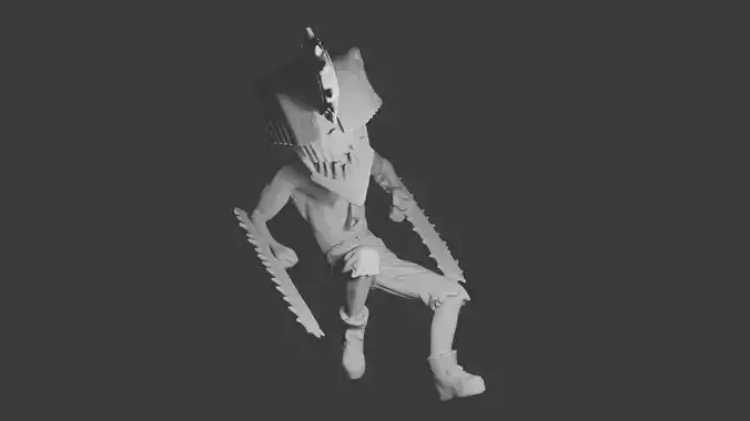 Chainsawman 3D Scan Model 3D model