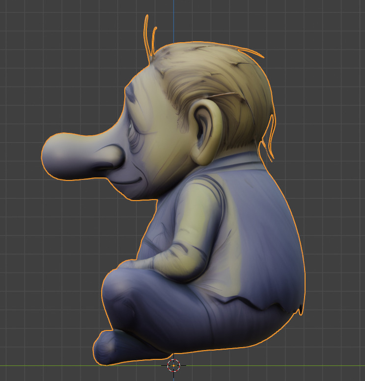 strange characer 3D model_2