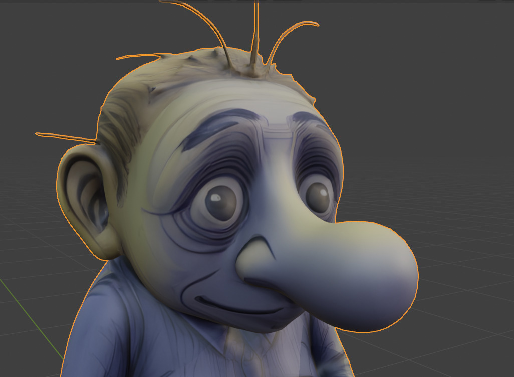 strange characer 3D model_6