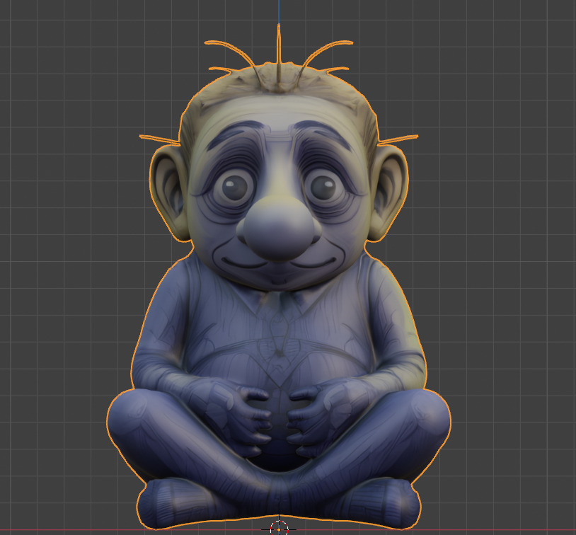 strange characer 3D model_1