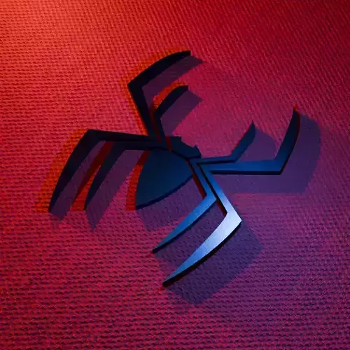 Redesigned SpiderMan 3D Emblems Front and Back Logo Set 3D print model