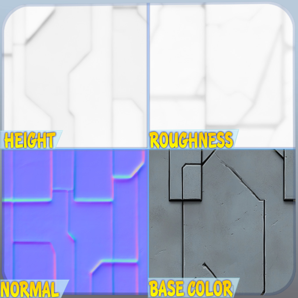  SciFi Seamless Texture Texture_1