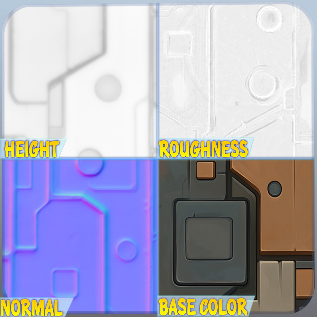 SciFi Seamless Texture Texture_1