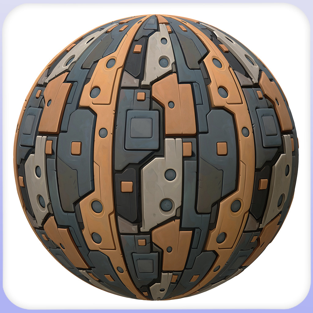 SciFi Seamless Texture Texture_3