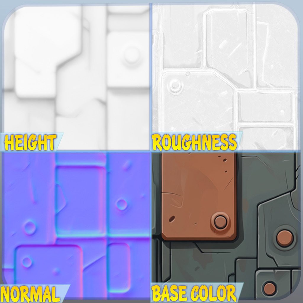 SciFi Seamless Texture Texture_1