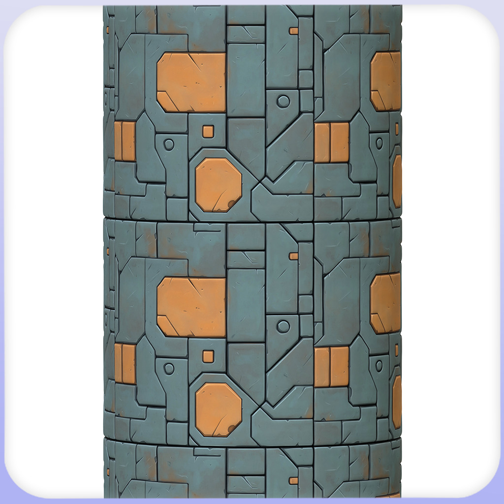 SciFi Seamless Texture Texture_3