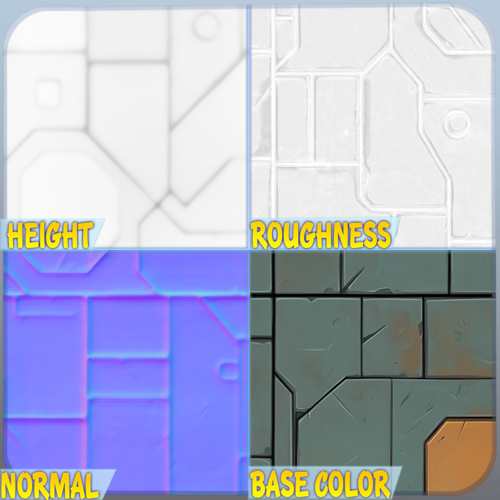 SciFi Seamless Texture Texture_1