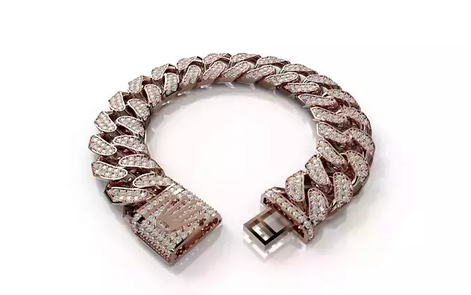 18mm CUBAN LINK CHAIN FOR BRACELETS OR NECKLACE 3D print model