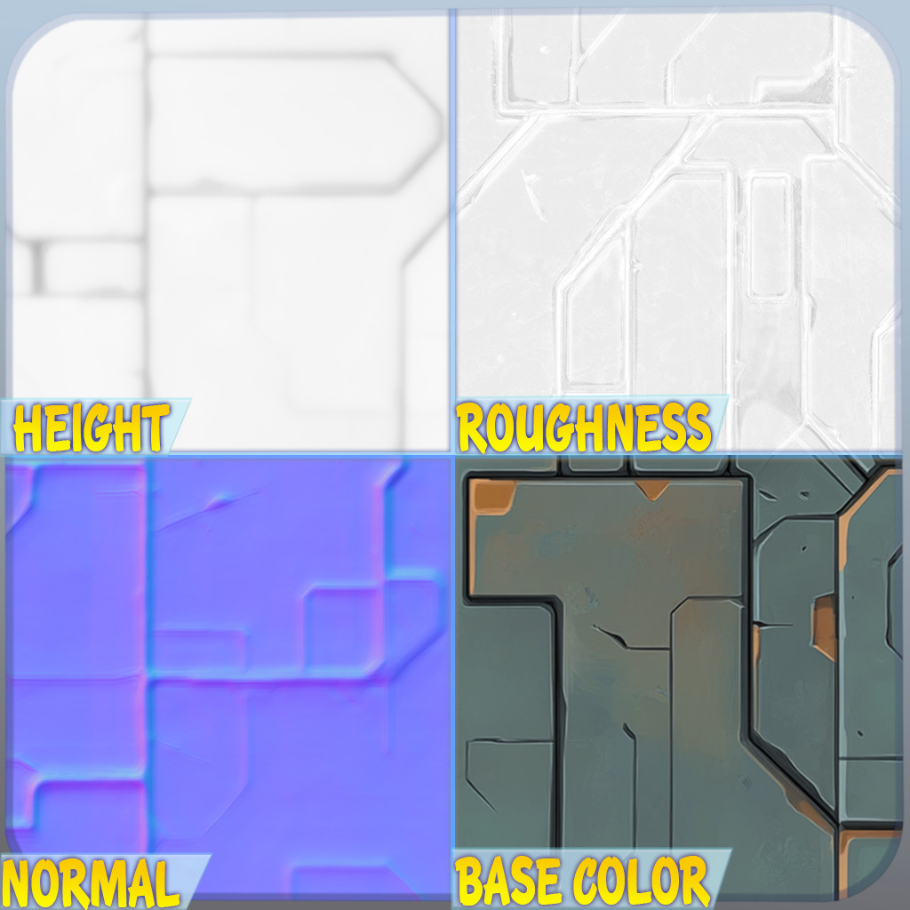 SciFi Seamless Texture Texture_1