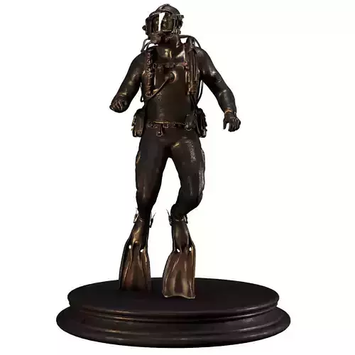 Diver figurine