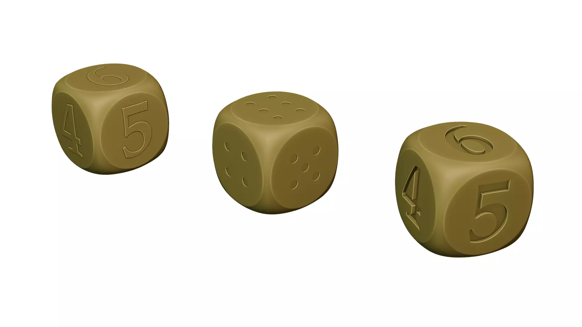 Dice 3d Print ready Free 3D print model_0