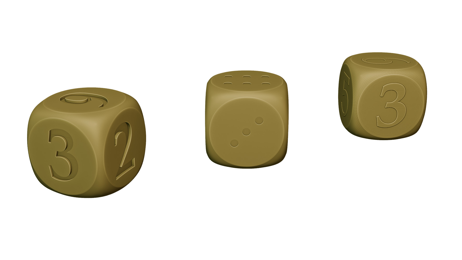 Dice 3d Print ready Free 3D print model_1