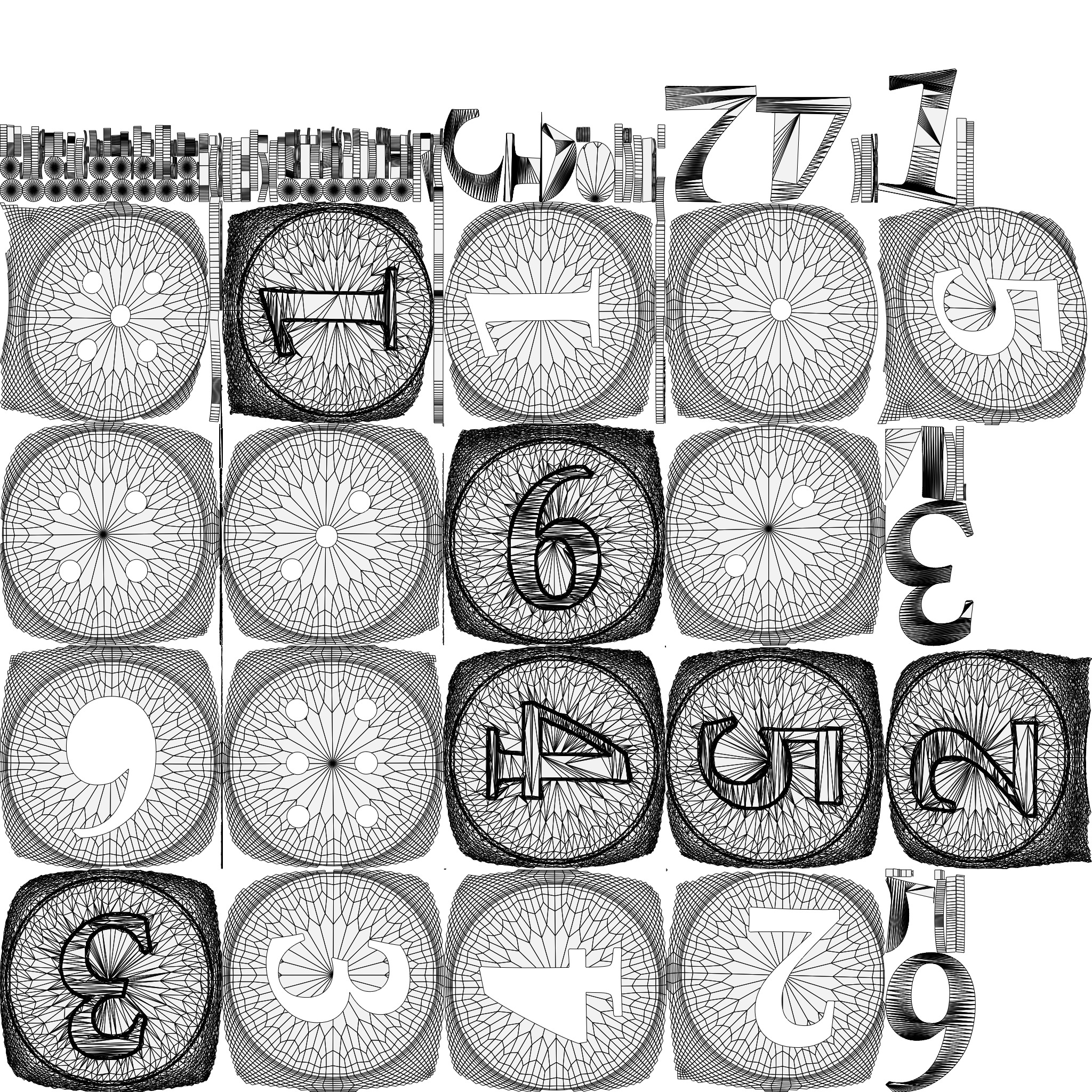 Dice 3d Print ready Free 3D print model_10