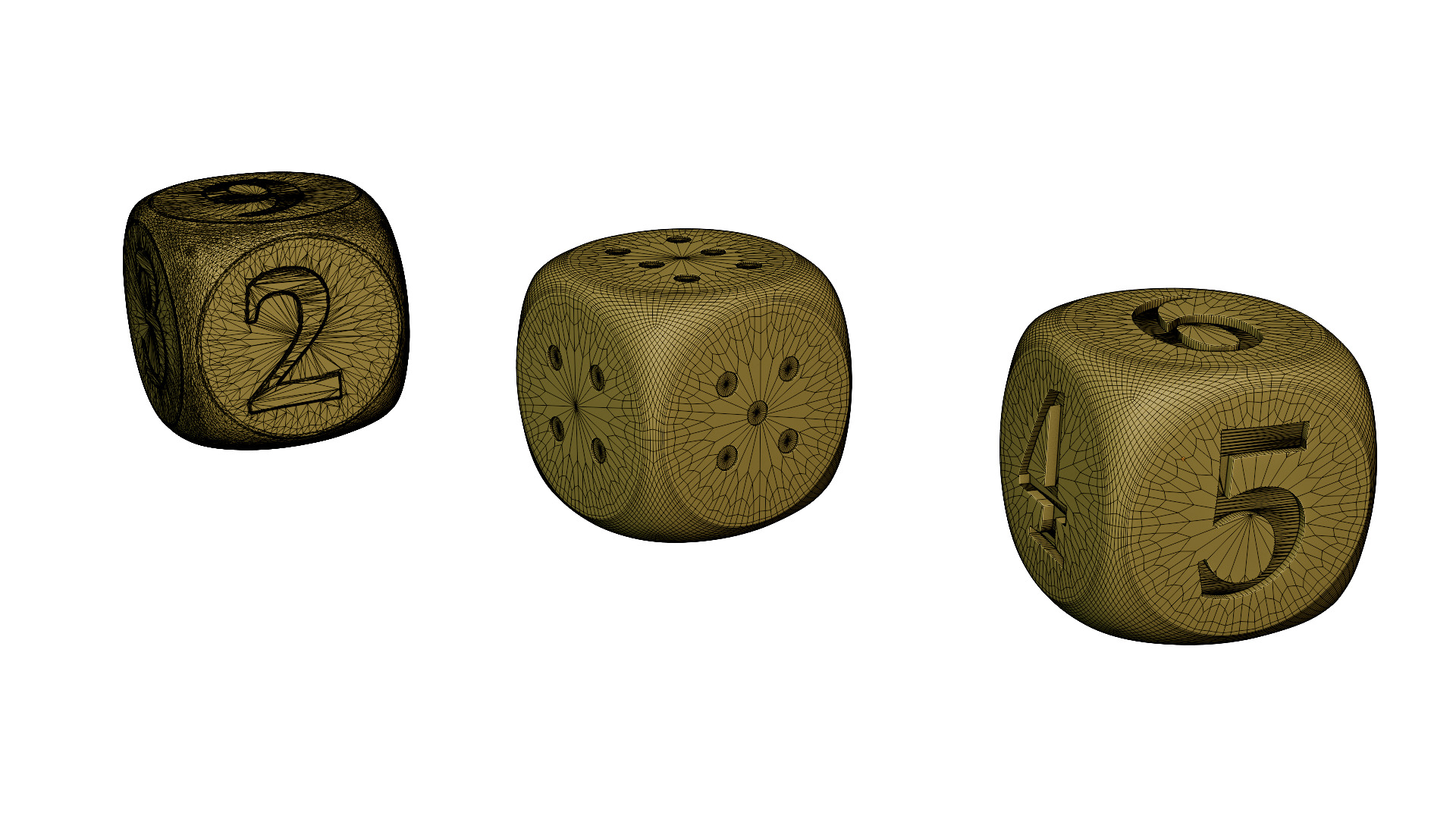 Dice 3d Print ready Free 3D print model_9