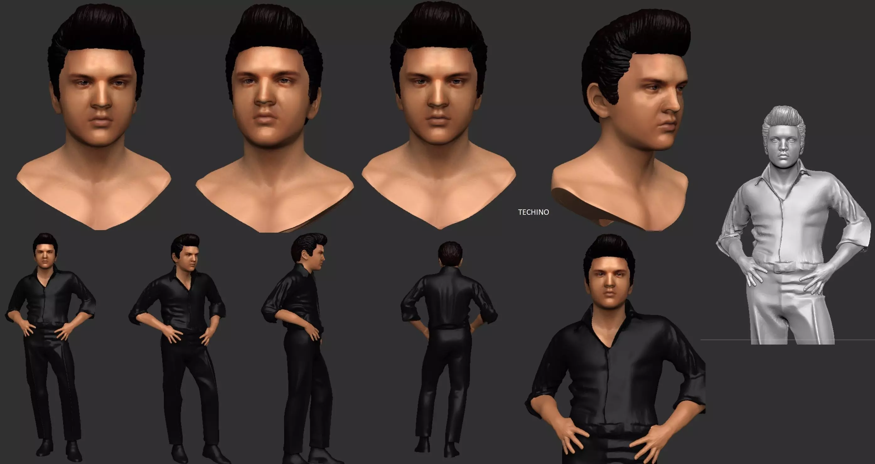 Elvis Presley Full body 3d print 3D print model_0