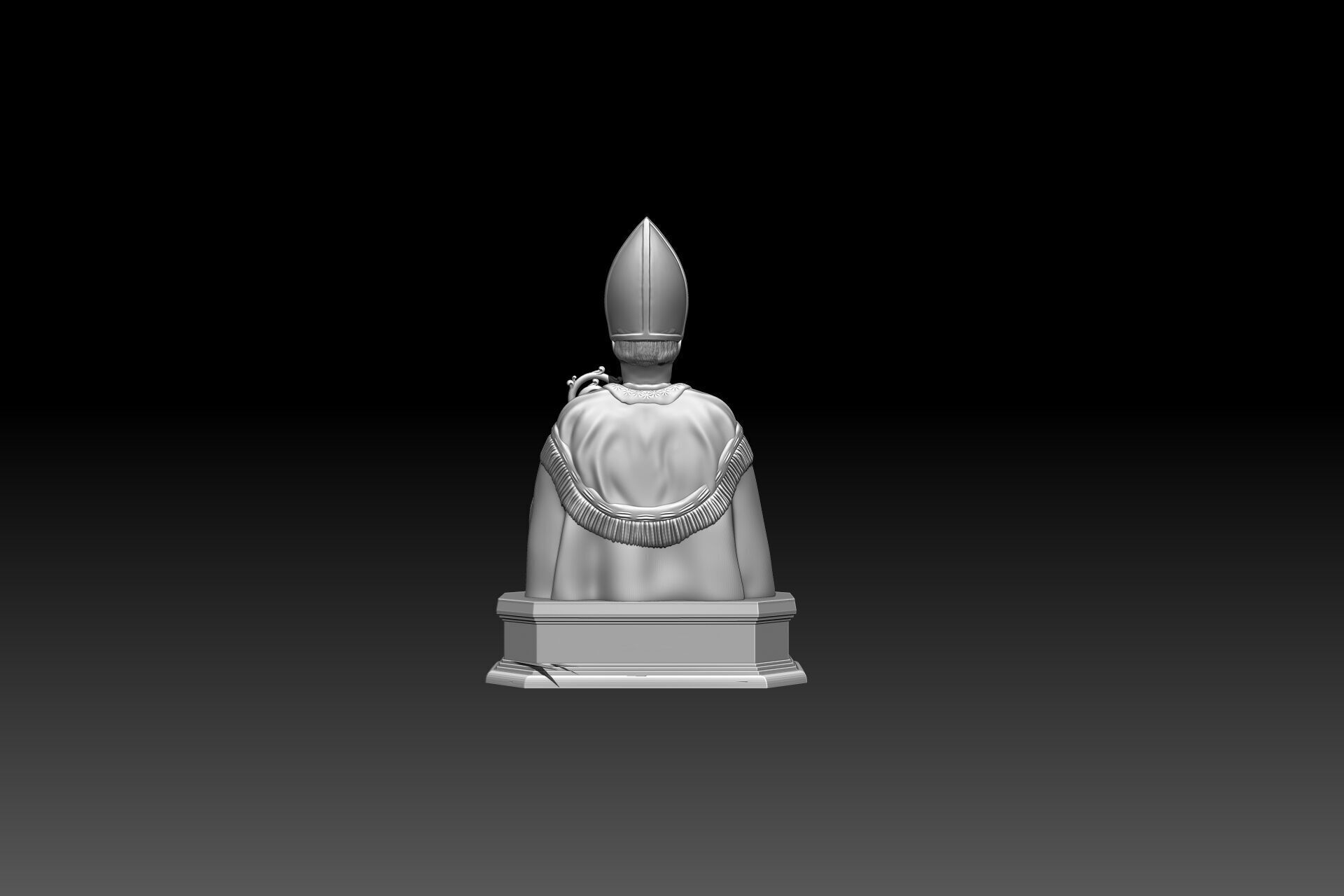Marcel Lefebvre 3d Bust model for 3d printing 3D print model_4
