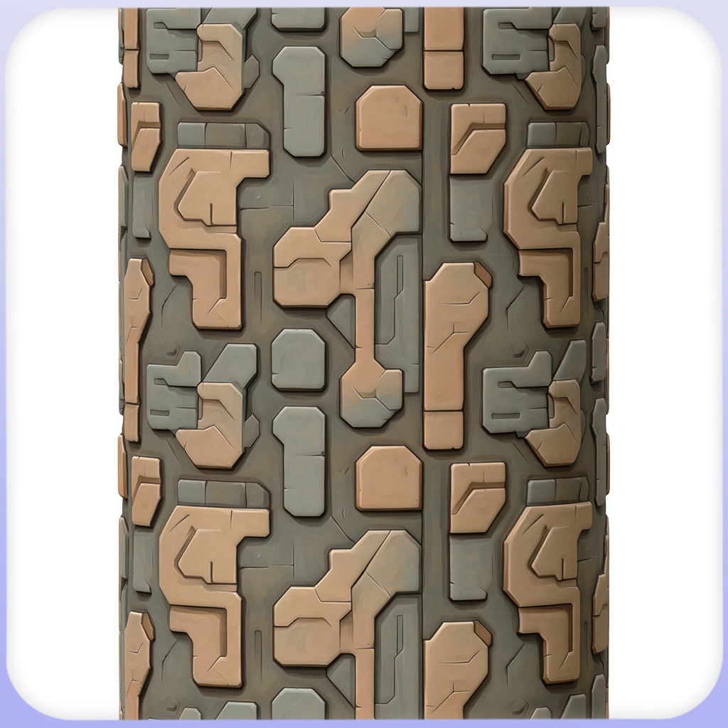 SciFi Seamless Texture Texture_2