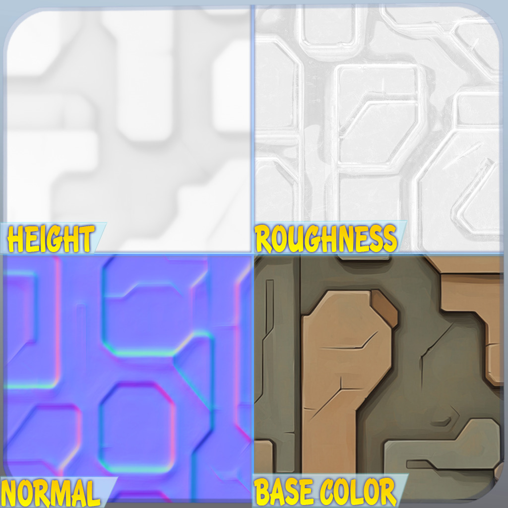 SciFi Seamless Texture Texture_1