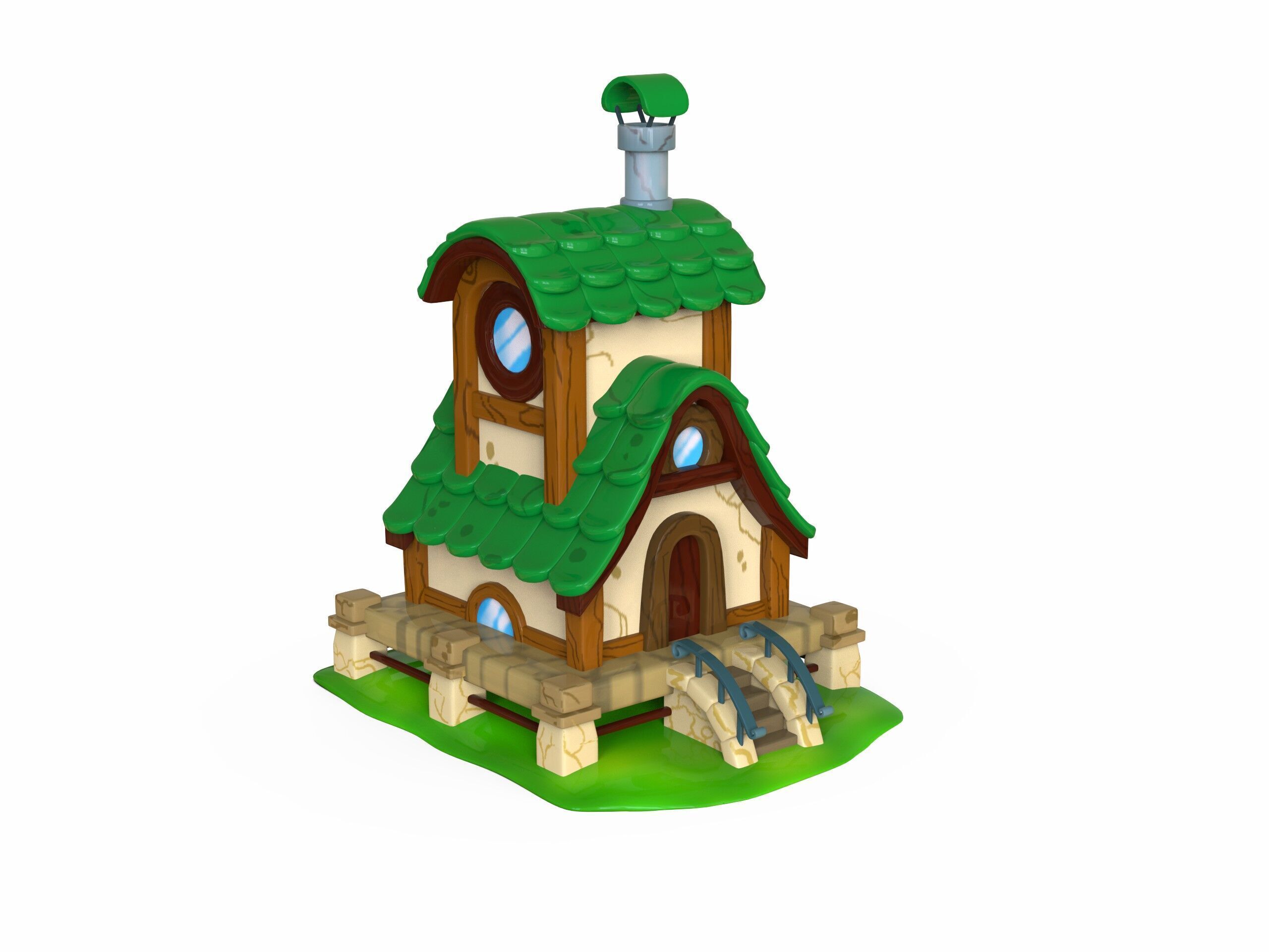 House 01 Game Asset Low-poly 3D model_8