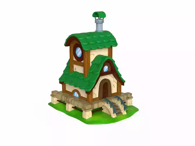 House 01 Game Asset