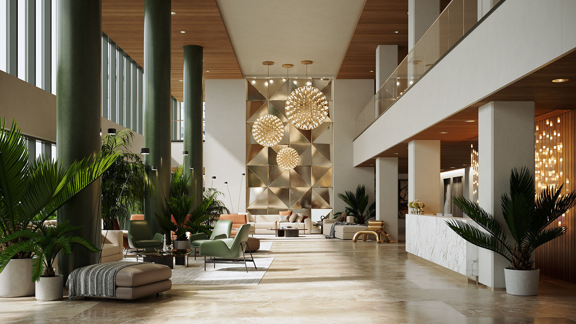 Archmodels vol 296 - hotel lobby furniture 3D model_0