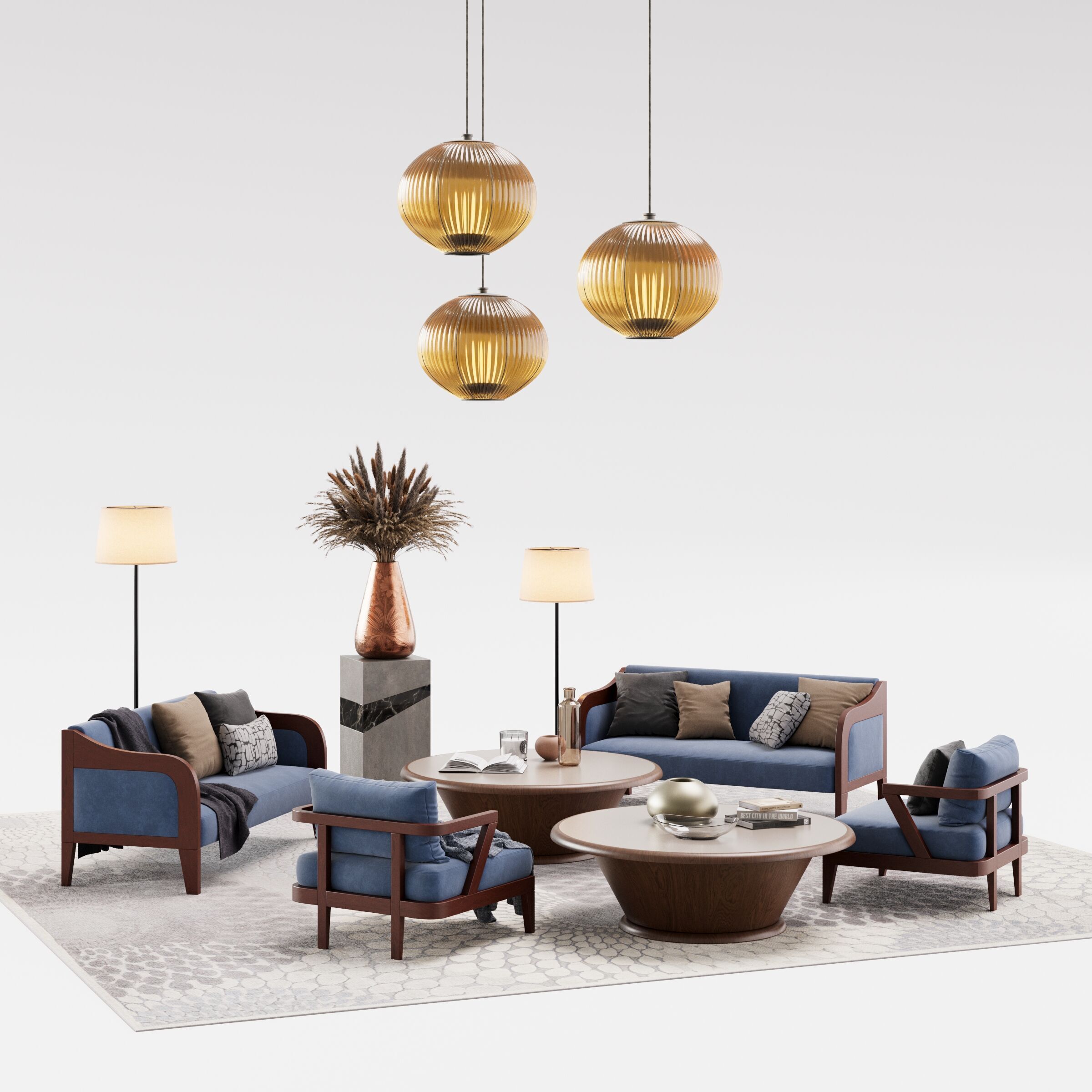 Archmodels vol 296 - hotel lobby furniture 3D model_13