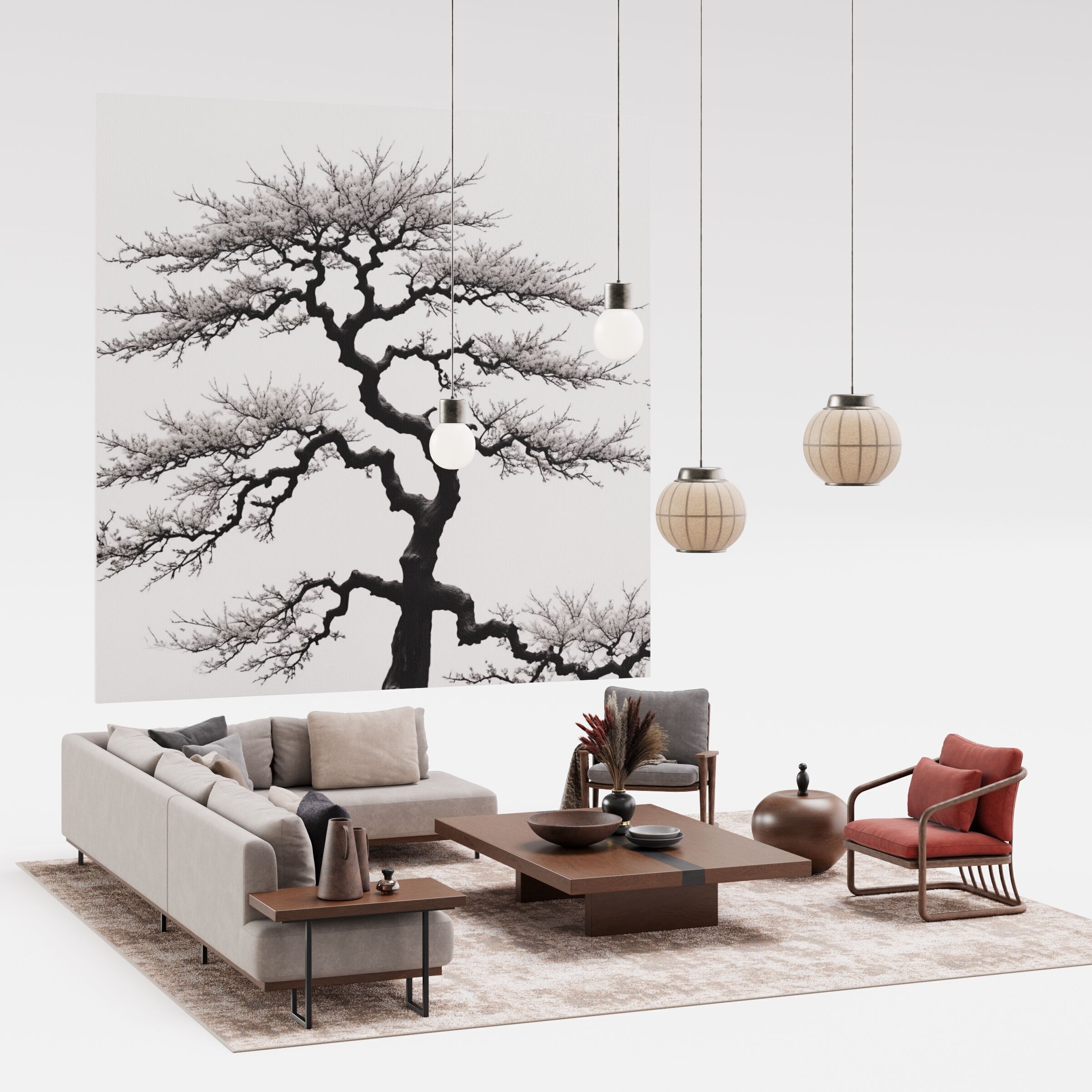 Archmodels vol 296 - hotel lobby furniture 3D model_14