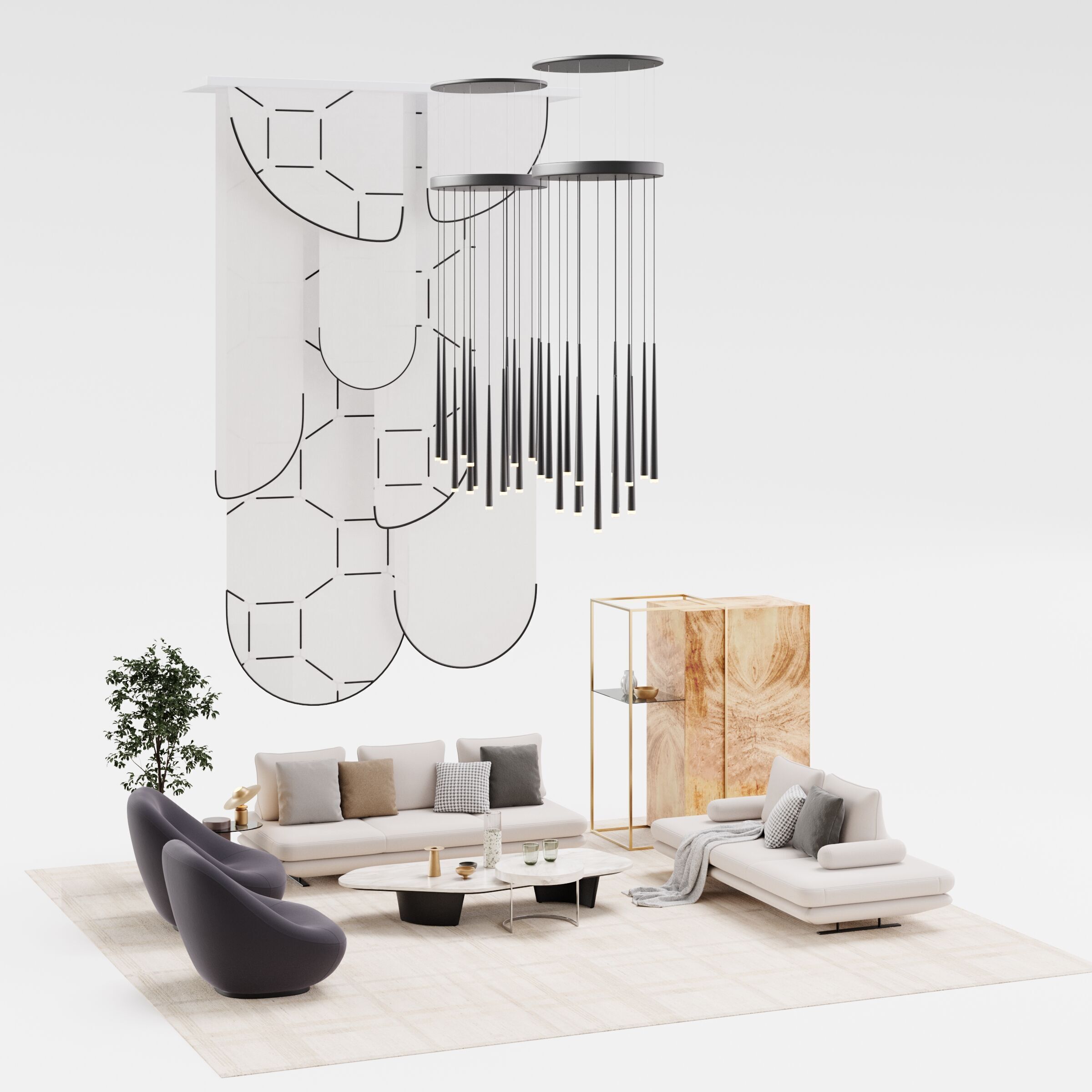 Archmodels vol 296 - hotel lobby furniture 3D model_7