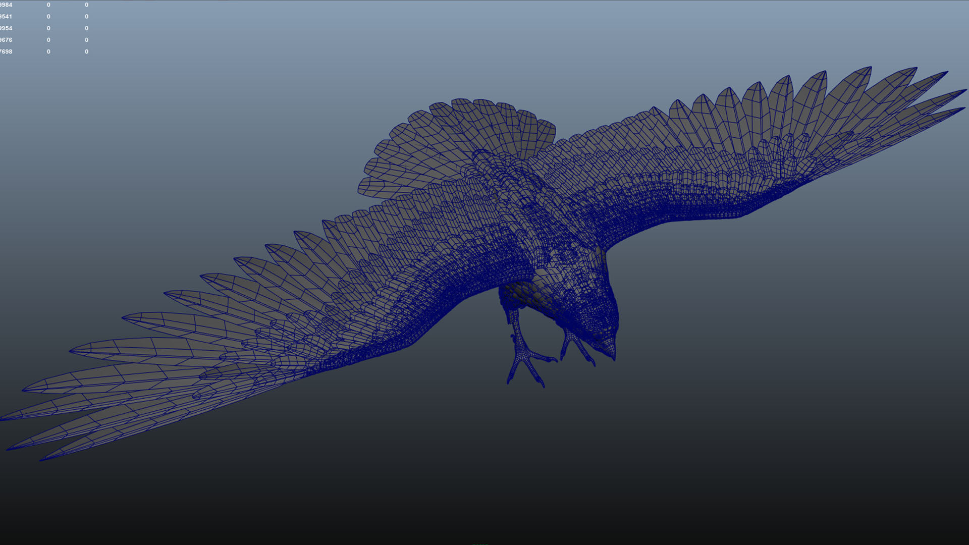 Falcon 3D model_6