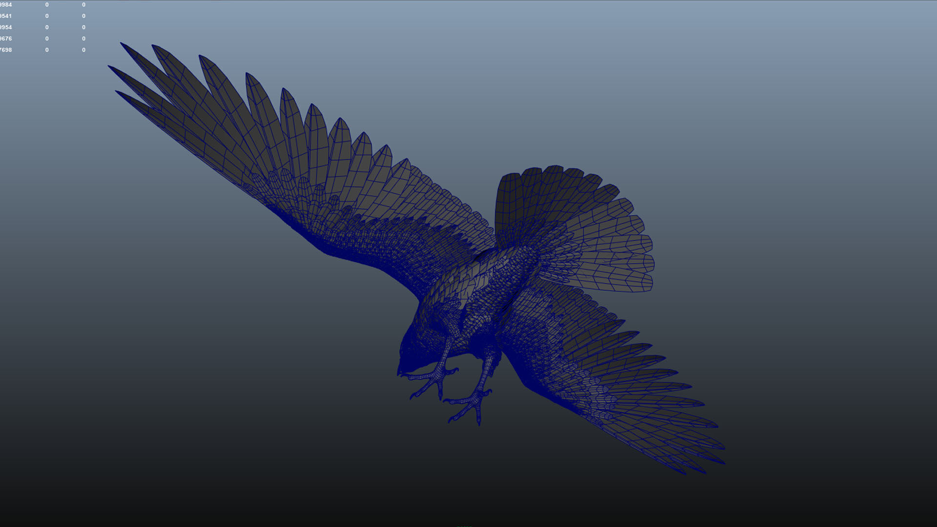 Falcon 3D model_7